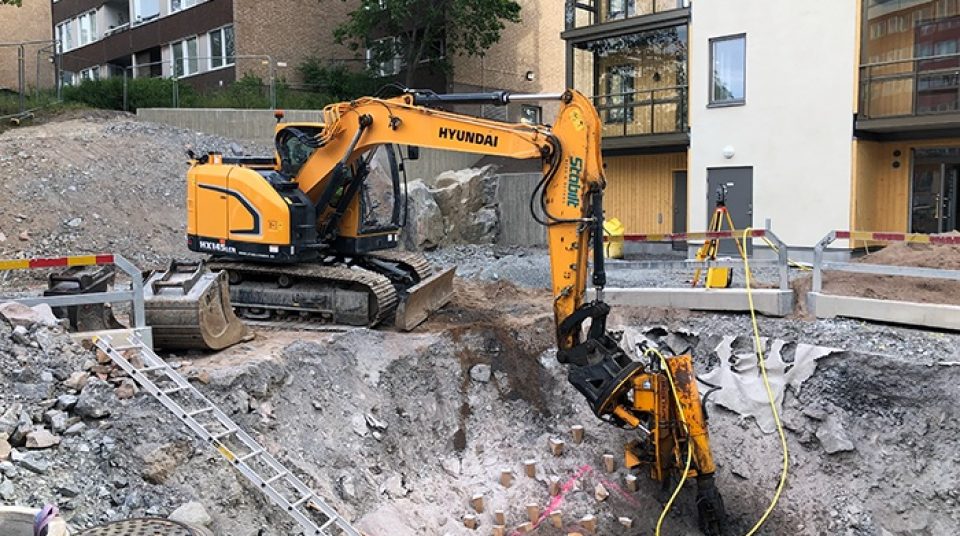 Betong-projekt i Bromma