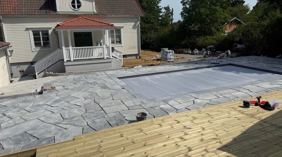 Betong-projekt i Bromma
